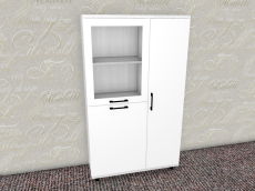 Шкафы распашные, Модульная система Грейс Шкаф ШК-5083  Снежный Ясень