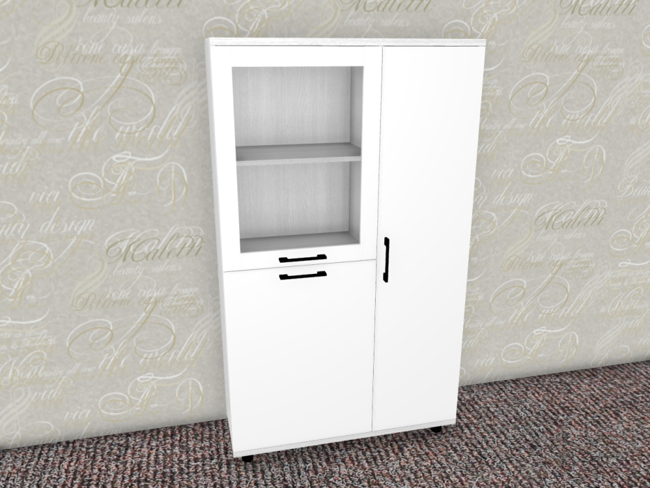 Шкафы распашные, Модульная система Грейс Шкаф ШК-5083  Снежный Ясень