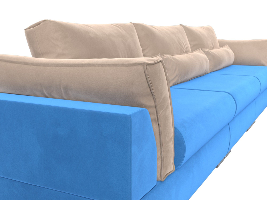 Диваны прямые кухонные, Прямой диван Пекин Long, велюр