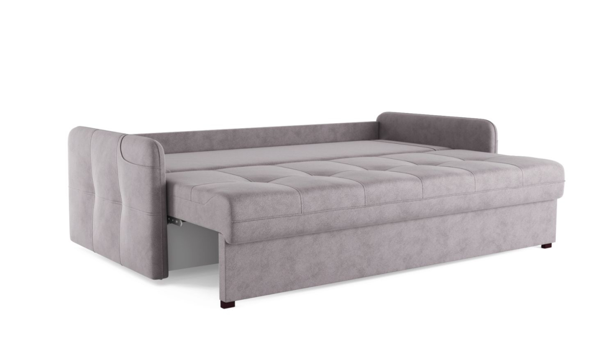 Диваны с ящиком для белья, Диван-кровать прямой Smart 1 Велюр