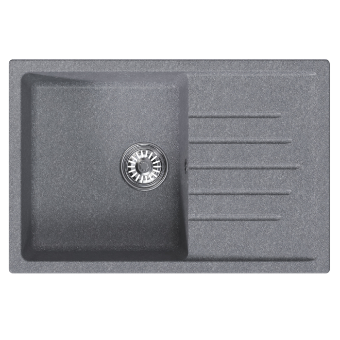 Кухонные мойки, Мойка ML-GM19 с крылом, 750*500*200мм NEW