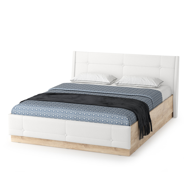 Спальные гарнитуры, Кровать Муссон с подъёмным ортопедом и стол Бостон с зеркалом, 1600х2000 мм