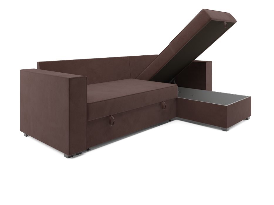 Диваны угловые в гостиную, Диван угловой Рим (Велюр)