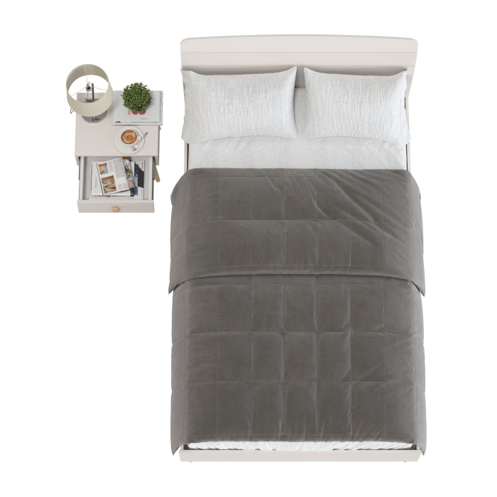 Спальные гарнитуры, Полутораспальная кровать Афина 1200 с тумбой прикроватной