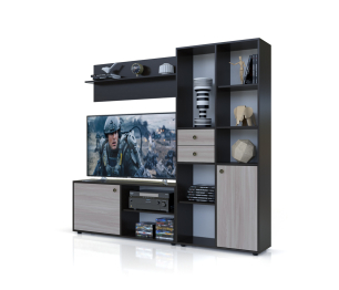 Грей стенка венге/шимо светлый