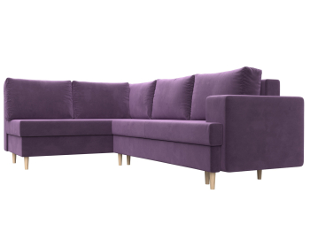 Диван угловой Сильвана левый угол, микровельвет