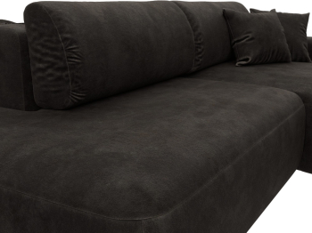 Диван угловой Лига-036 НПБ Модерн правый угол, велюр BRUT