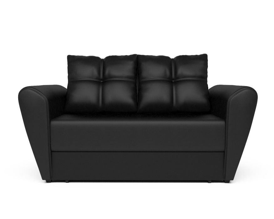 Диваны кровати со спальным местом, Диван прямой выкатной Квартет (Экокожа)