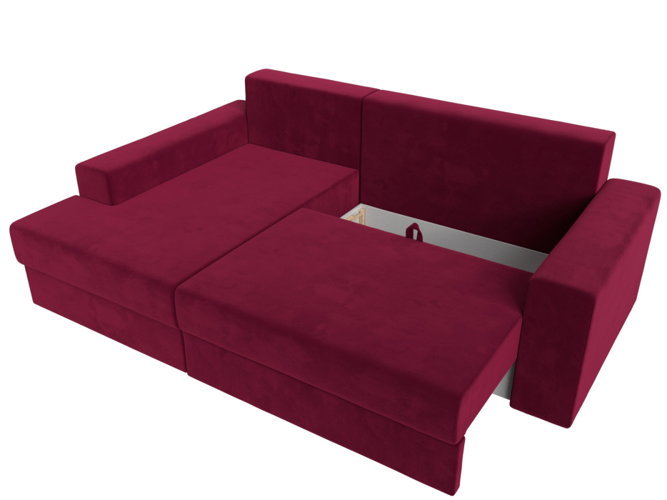 Офисные диваны, Угловой диван Майами левый угол, микровельвет