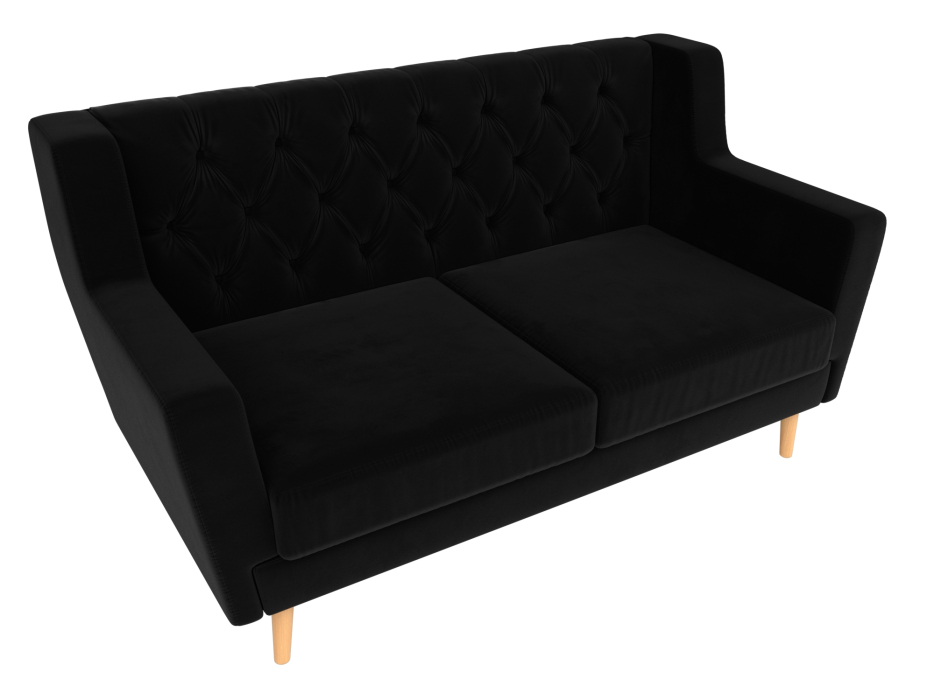 Диваны прямые кухонные, Прямой диван Брайтон 2 Люкс, микровельвет