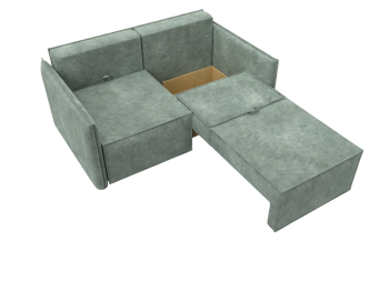 Диван прямой Либерти мини, велюр BRUT