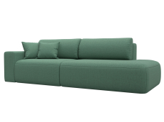 Диваны еврокнижки, Диван прямой Лига-036 НПБ Модерн подлокотник слева, рогожка Амур