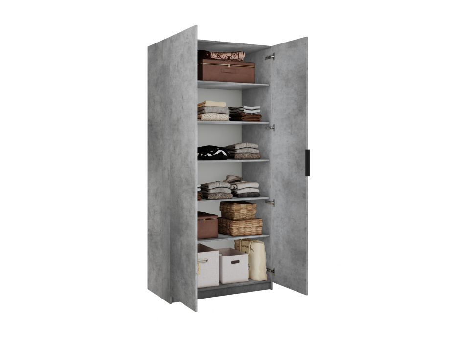 Шкафы распашные, Шкаф Моно "Распашной" с полками и модулем, 101х52,5х220