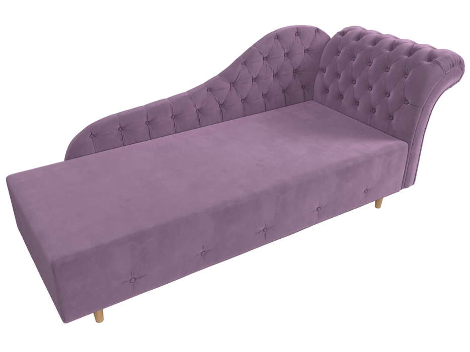 Кушетка диван, Кушетка Камерон правая, микровельвет