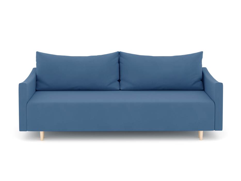 Диваны еврокнижки, Диван-кровать еврокнижка Смайл с подлокотниками, велюр