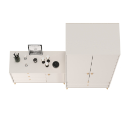 Шкаф 2-х дверный Афина и комод с дверкой и тремя ящиками