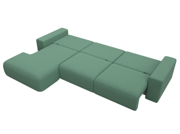 Диван угловой Лига-036 НПБ Классик Лонг левый угол, рогожка Амур