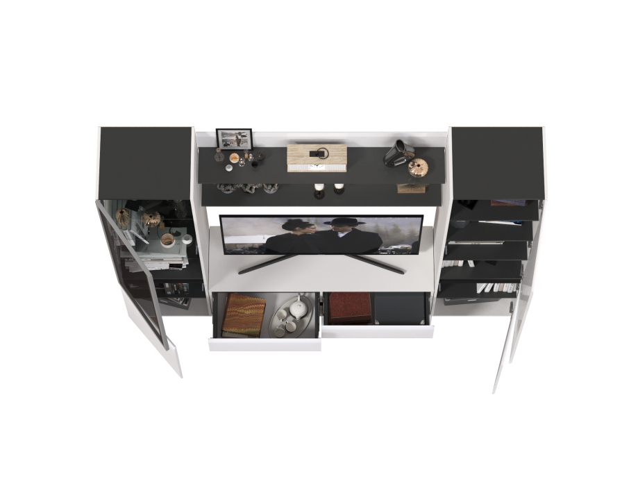 Стенки для гостиной, Модульная стенка в гостиную Сидней № 69