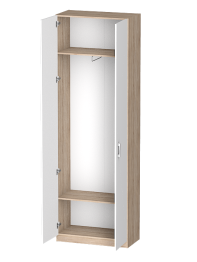 Распашной шкаф Лайф для одежды 80*40*240 Дуб сонома