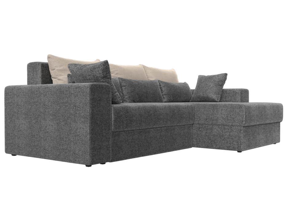 Диваны угловые в гостиную, Угловой диван Майами правый угол, рогожка