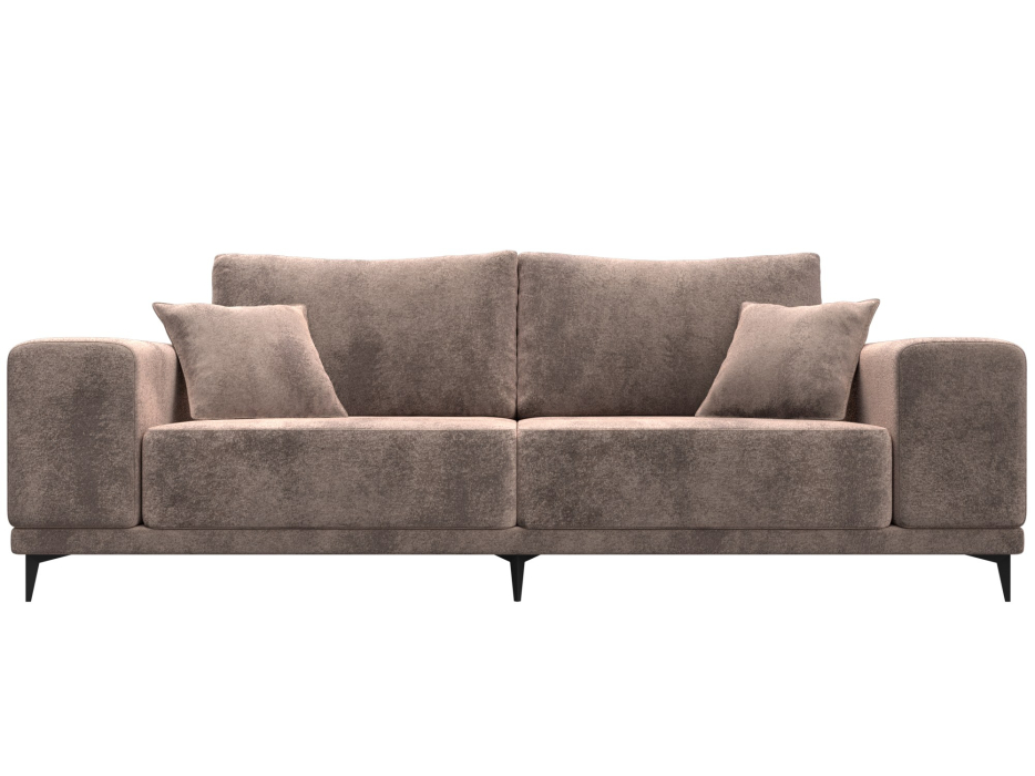 Диваны кровати со спальным местом, Диван прямой Льюес, велюр TOWER