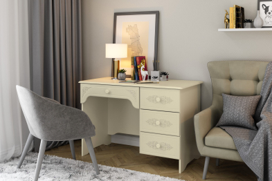 Стол письменный правый Ассоль АС-6