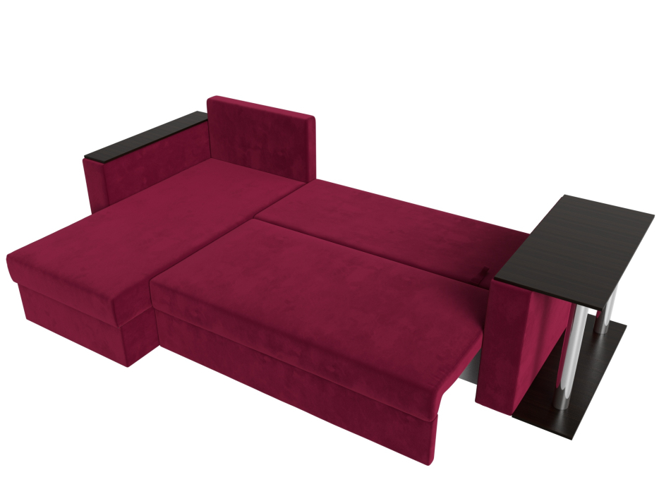 Диваны угловые в гостиную, Угловой диван Атланта левый угол, микровельвет