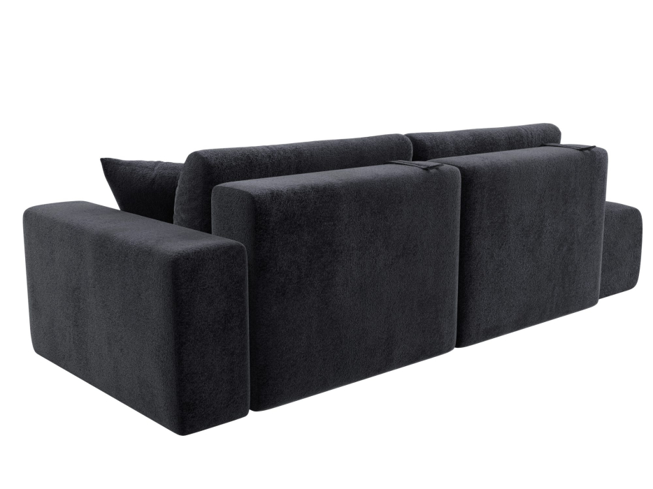 Диваны еврокнижки, Диван прямой Лига-036 НПБ Модерн подлокотник справа, велюр TOWER