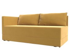 Кушетка диван, Кушетка Никас левая, микровельвет