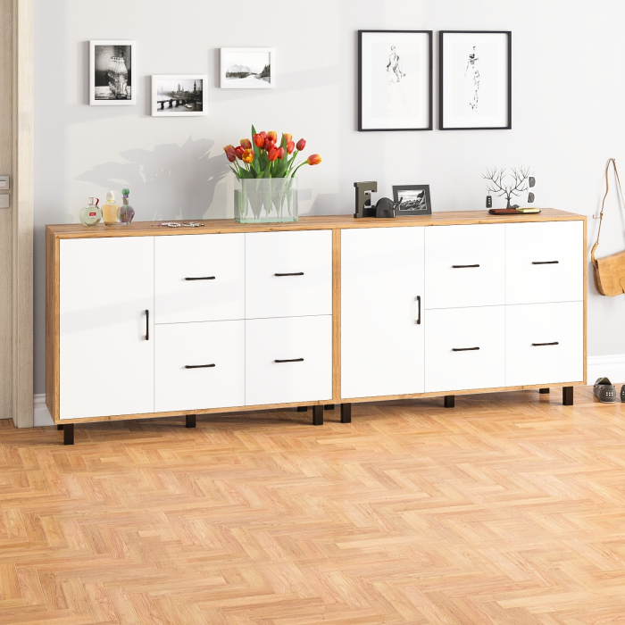 ТВ-тумбы, Два комода РВК 125-1204 с дверкой и 4-мя ящиками