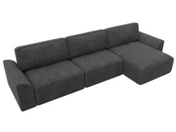 Диван угловой Лига-048 НПБ лонг, велюр BRUT