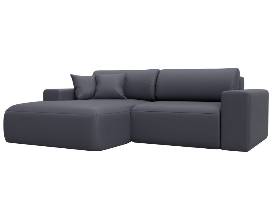 Диваны угловые в гостиную, Диван угловой Лига-036 НПБ Классик левый угол, экокожа GRIFON