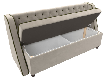 Кухонный прямой диван Лофт, микровельвет