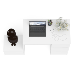 Стол компьютерный Мори МС-6 правое исполнение с тумбочкой 400-1