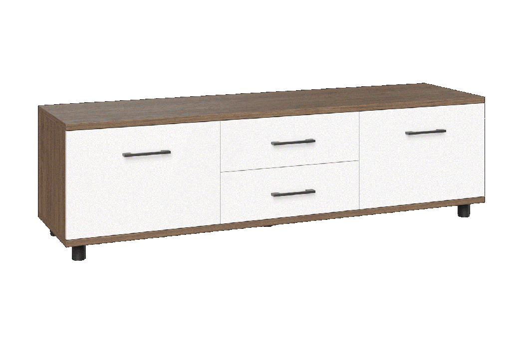 ТВ-тумбы, Модульная система Грейс Тумба ТБ-5034  Гикори Джексон Темный