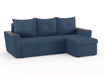 Диван-кровать угловой Дубай Майами еврокнижка трехсекционная, велюр