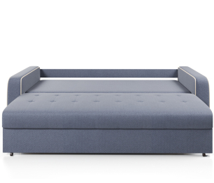 Диван-кровать прямой Атланта с кантом еврокнижка,велюр