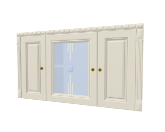 Гостиная Деметра А-5 Антресоль  *без карниза