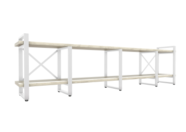 Тумба под ТВ Айсберг Лофт 240 белый