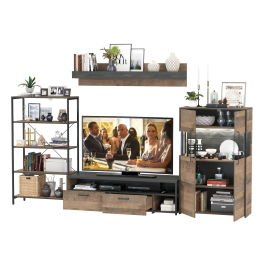 Модульная мебель для гостиной с подсветкой Трувор № 55