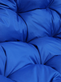 Подвесное кресло ДЛЯ ДВОИХ с ротангом белое