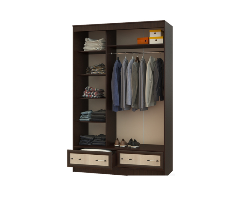 Шкафы-купе, Шкаф-купе Модерн-2 1,35 м