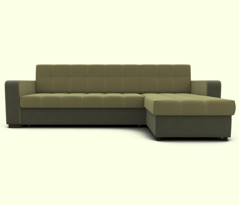 Диваны угловые, Угловой диван Окленд с отоманкой правый