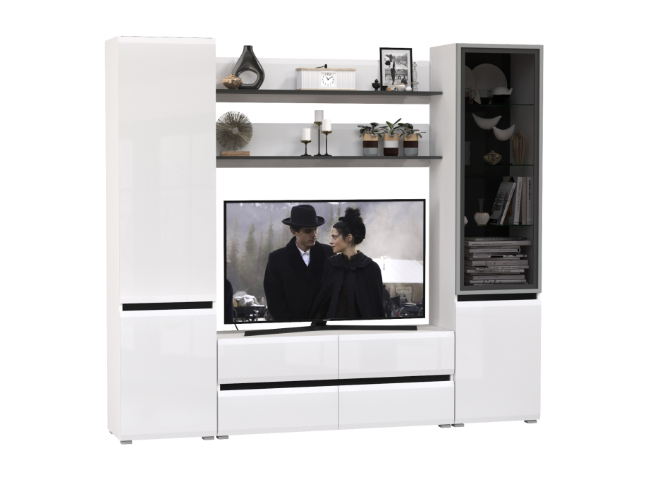 Стенки для гостиной, Модульная стенка в гостиную Сидней № 69