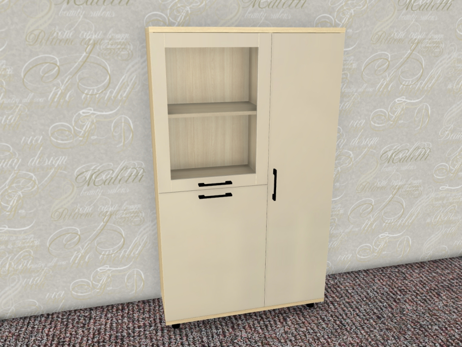 Шкафы распашные, Модульная система Грейс Шкаф ШК-5083  Ясень Асахи