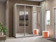 Шкафы-купе, Шкаф-купе Экспресс Экспенс трио 2200 x 2100 x 600