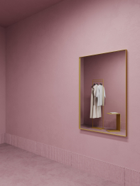 Зеркало в раме настенное прямоугольное HALFEO S Slim, 120*80 см