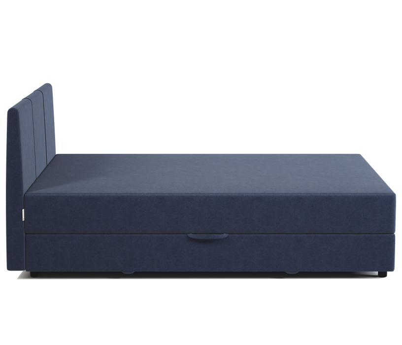 Мягкая кровать, Кровать тахта односпальная с подъемным механизмом и матрасом Классика 90, велюр