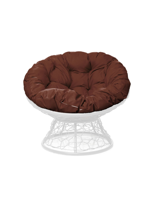 Кресла, Кресло ПАПАСАН с ротангом белое