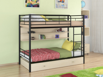 Кровать двухъярусная «Севилья 3ПЯ» (Дуб молочный)